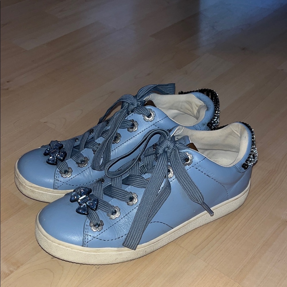 Women’s Blue Coach Sneakers
